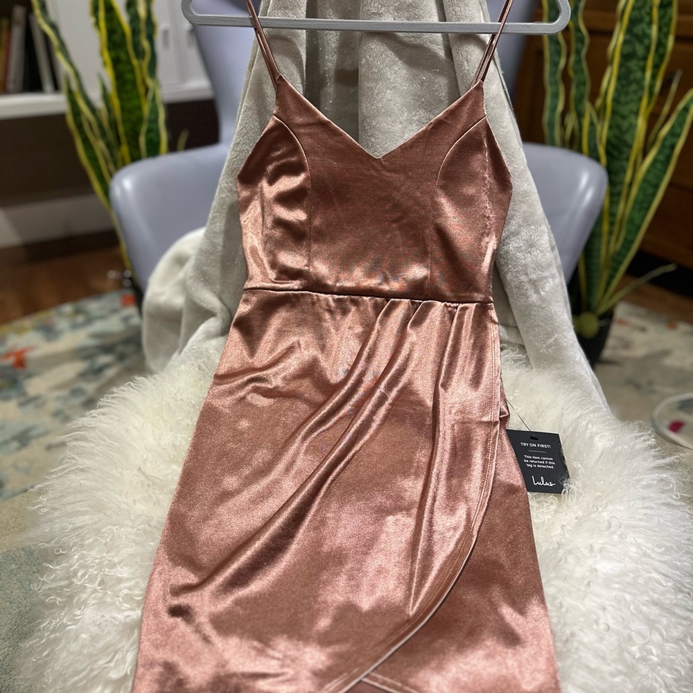 Lulu's Slip Dress with Spaghetti Straps